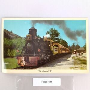 Stone Mountain Scenic Railroad The General Steam Train 1960s Postcard Unposted